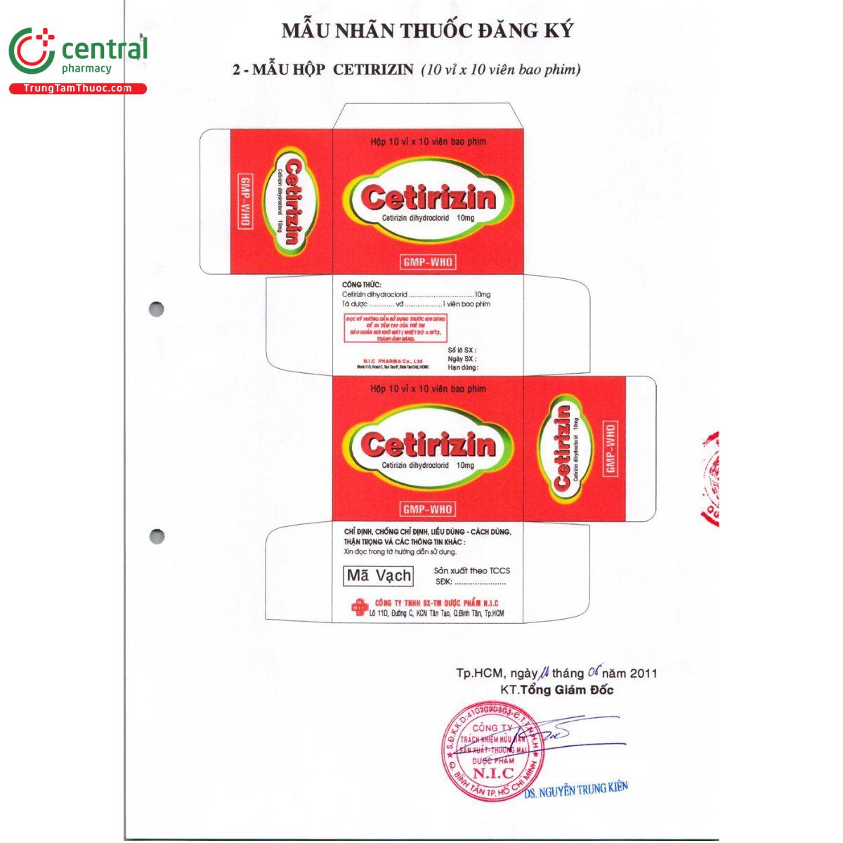 thuoc cetirizin 10mg nic pharma 4 R7070 thuoc cetirizin 10mg nic pharma 4 R7070