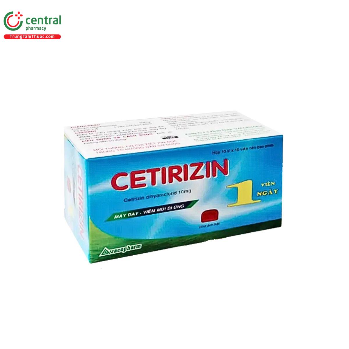 thuoc cetirizin 10mg vacopharm 2 P6335