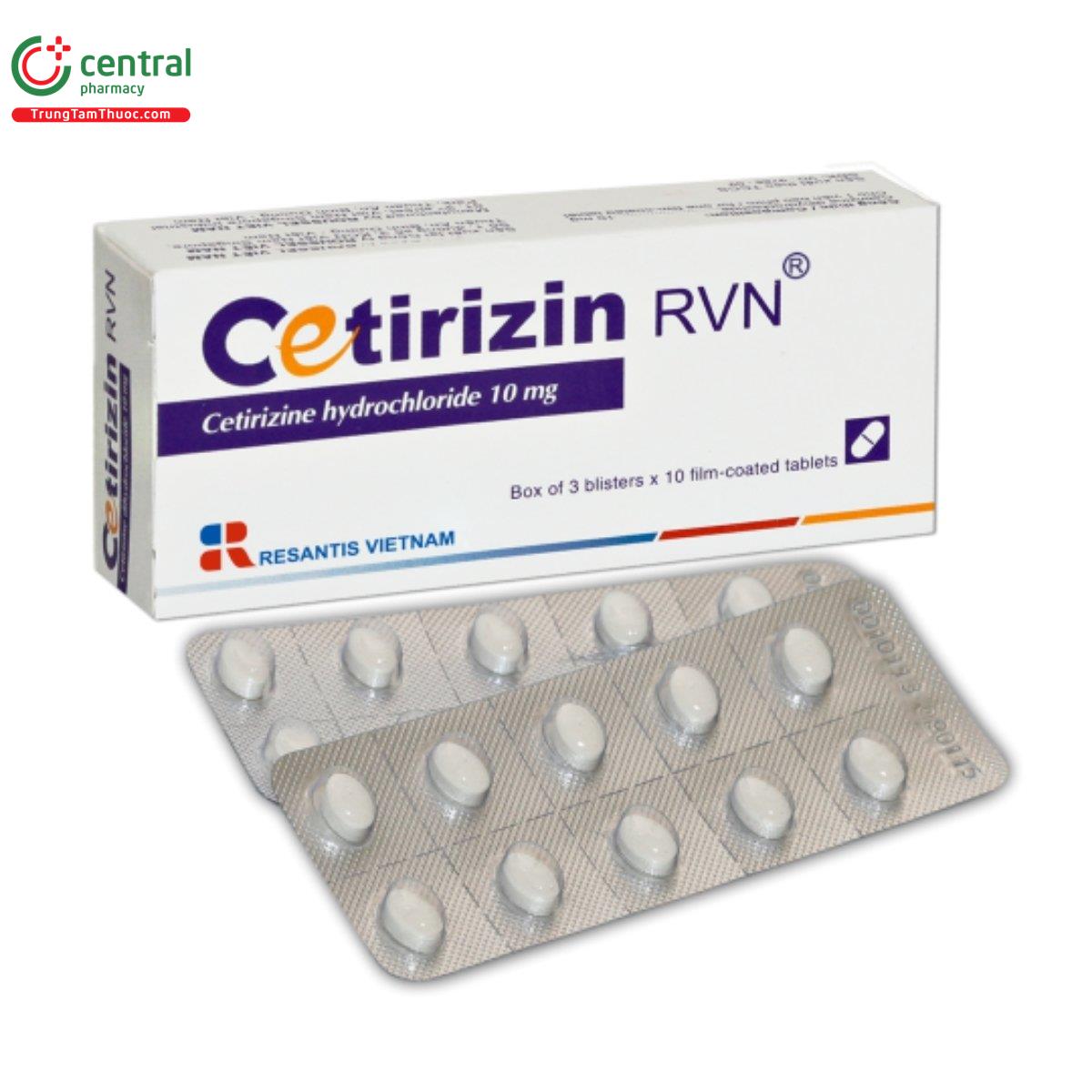 thuoc cetirizin rvn 10mg 1 N5226 thuoc cetirizin rvn 10mg 1 N5226