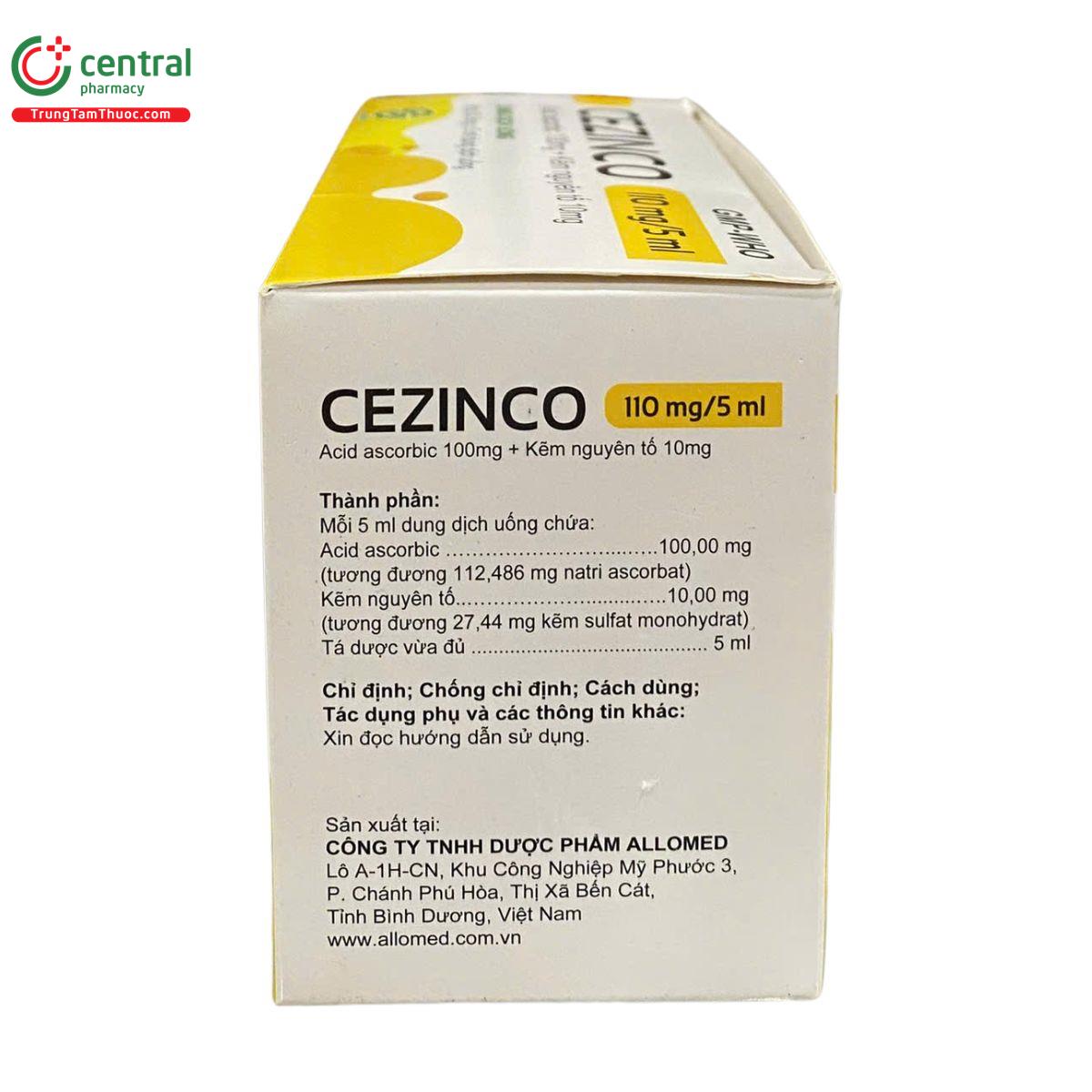 thuoc cezinco 110mg 5ml allomed 3 K4378