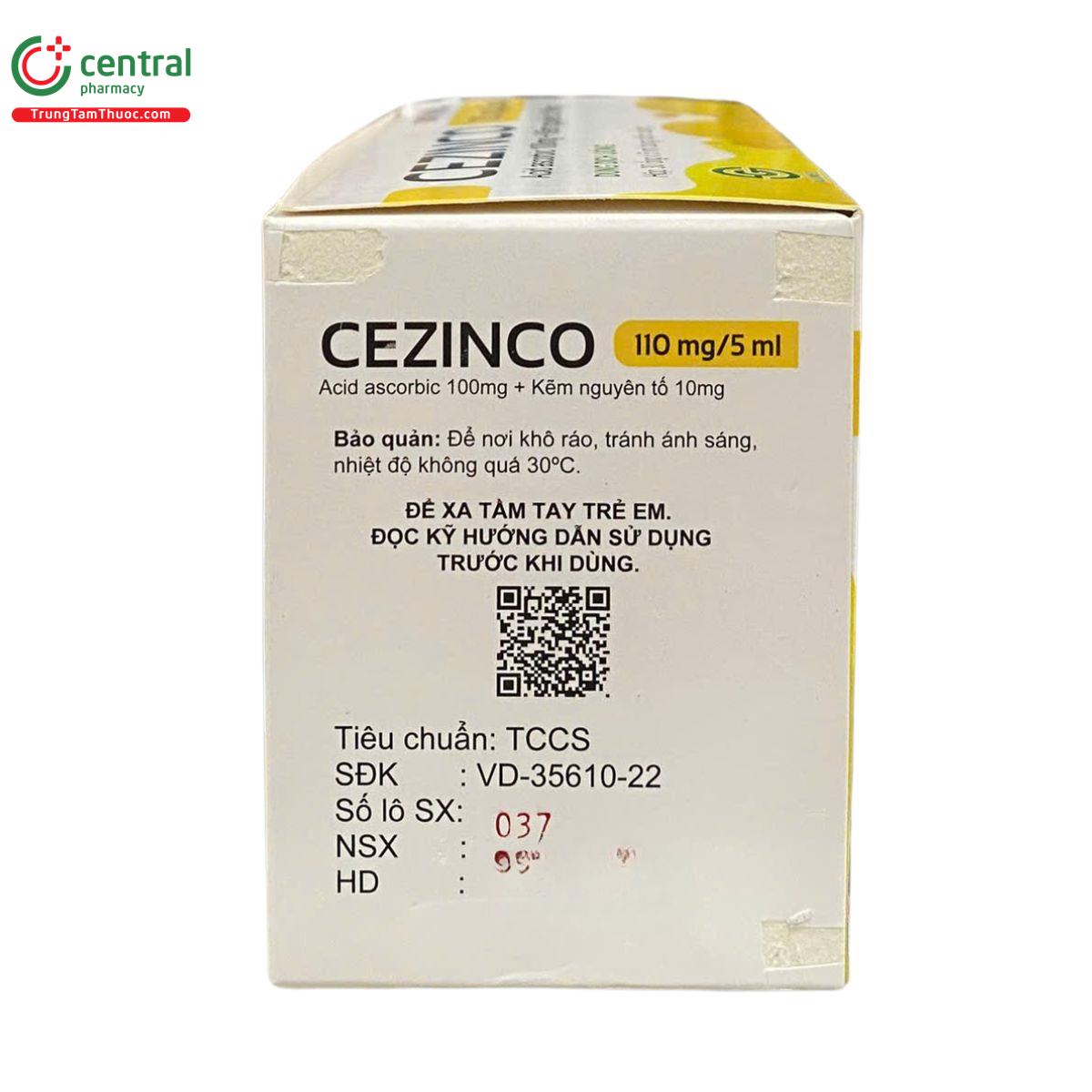 thuoc cezinco 110mg 5ml allomed 4 Q6016