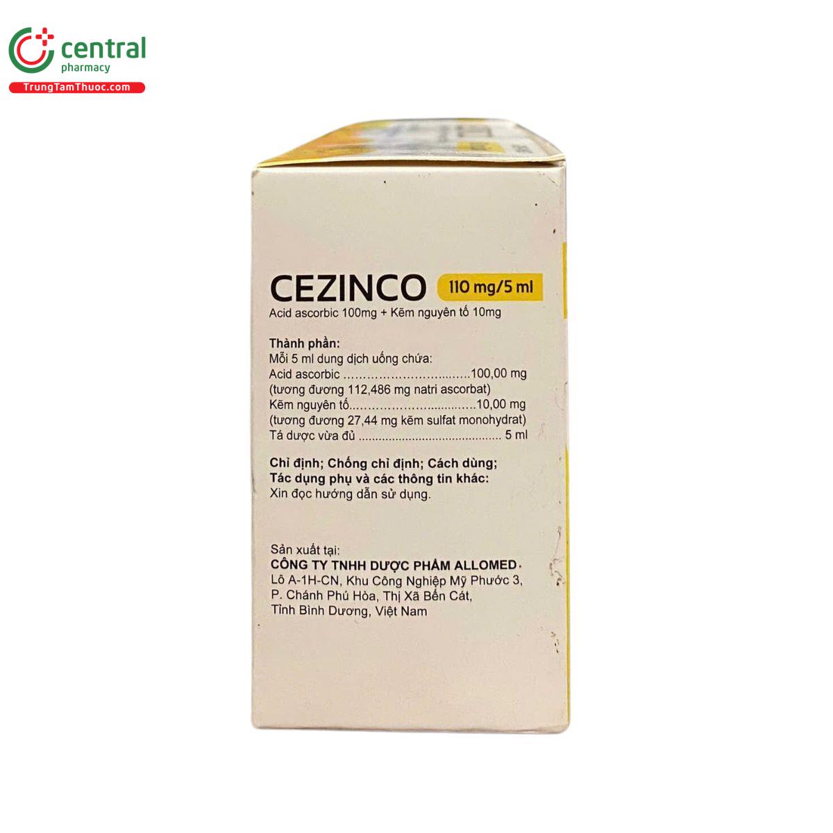 thuoc cezinco 110mg 5ml allomed 8 O6865