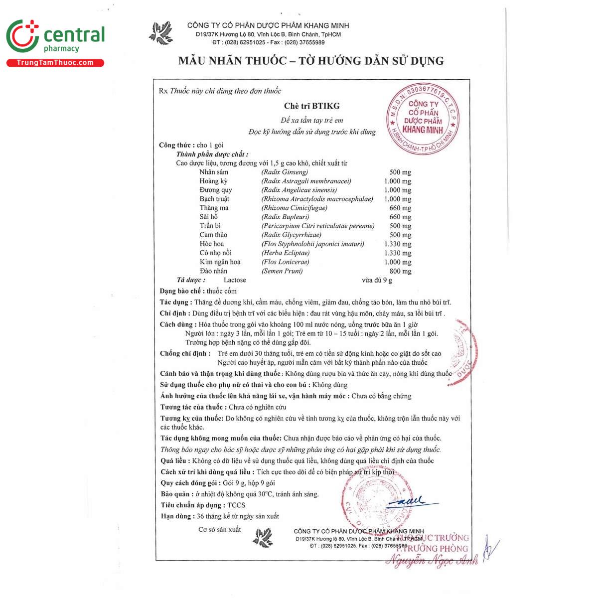 thuoc che tri btikg 5 N5222 thuoc che tri btikg 5 N5222