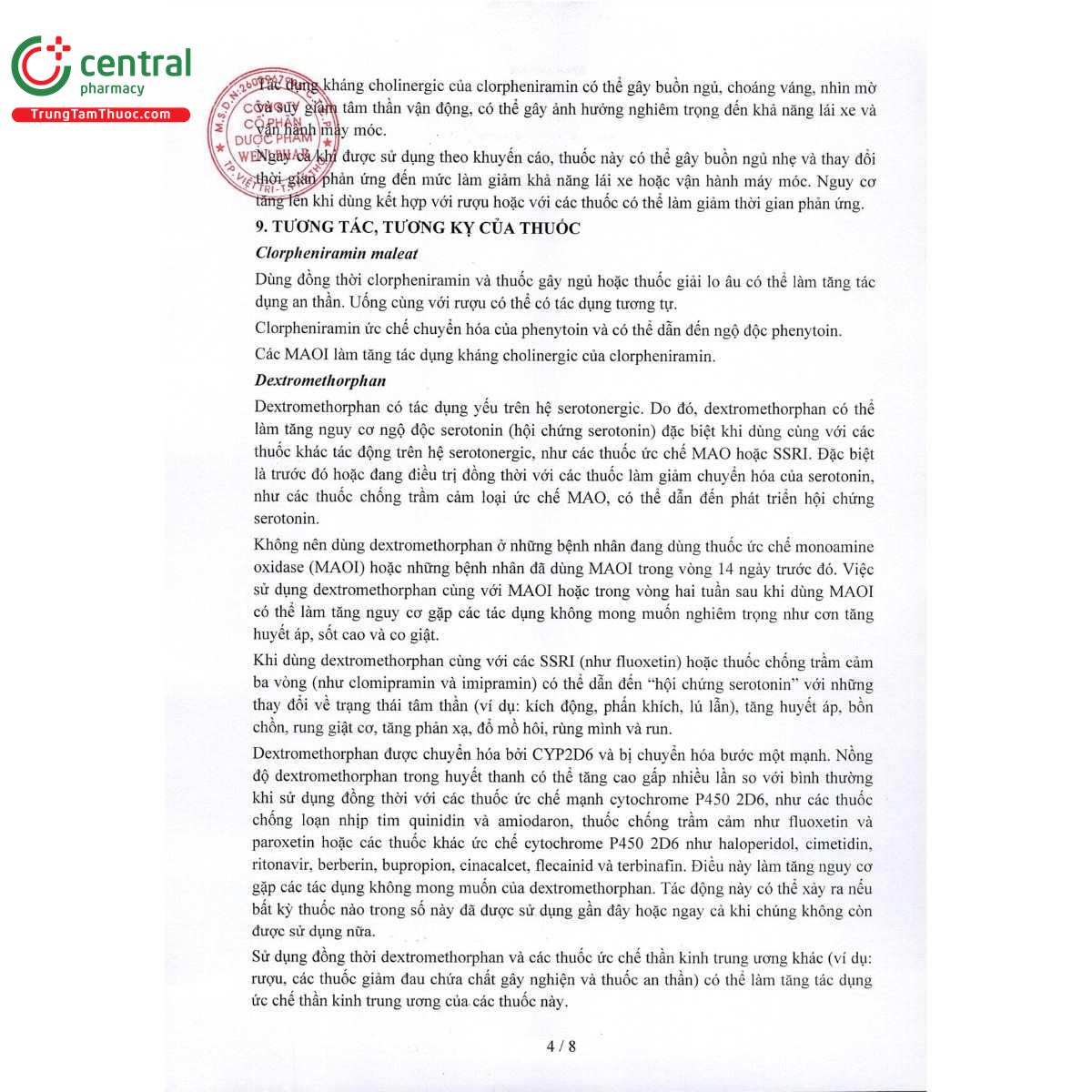 thuoc chlordextro dwp 4mg 30mg 6 V8423