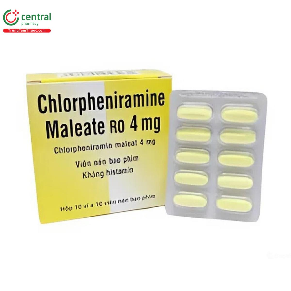 thuoc chlorpheniramine maleate ro 4mg 1 T8142 thuoc chlorpheniramine maleate ro 4mg 1 T8142
