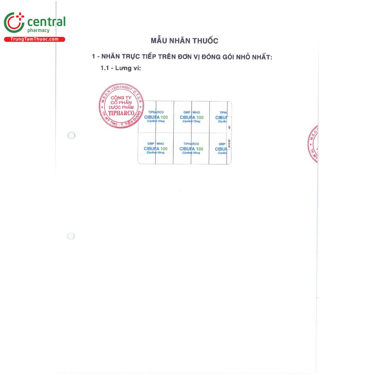 thuoc cibufa 100mg 1 S7033 thuoc cibufa 100mg 1 S7033