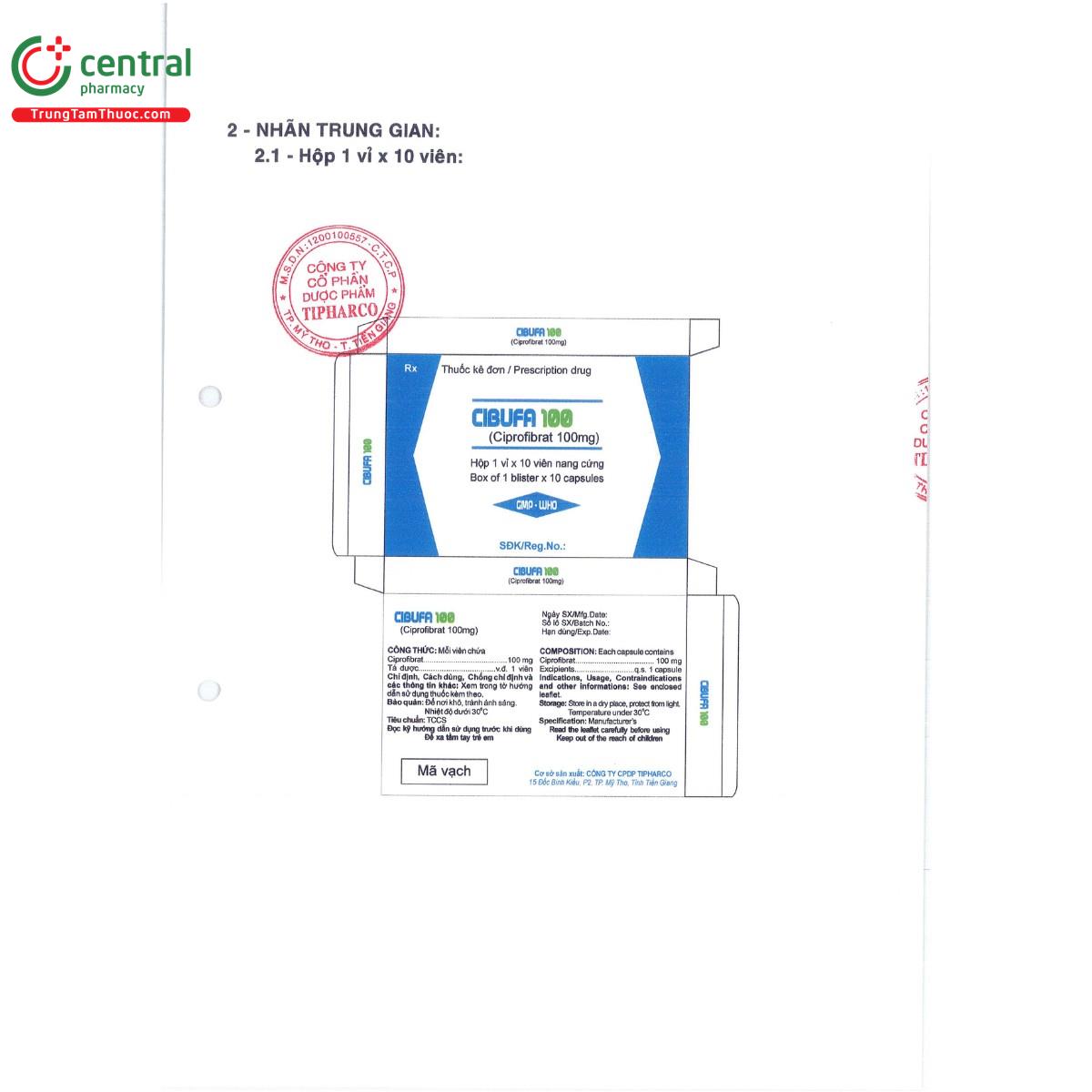 thuoc cibufa 100mg 2 D1661 thuoc cibufa 100mg 2 D1661