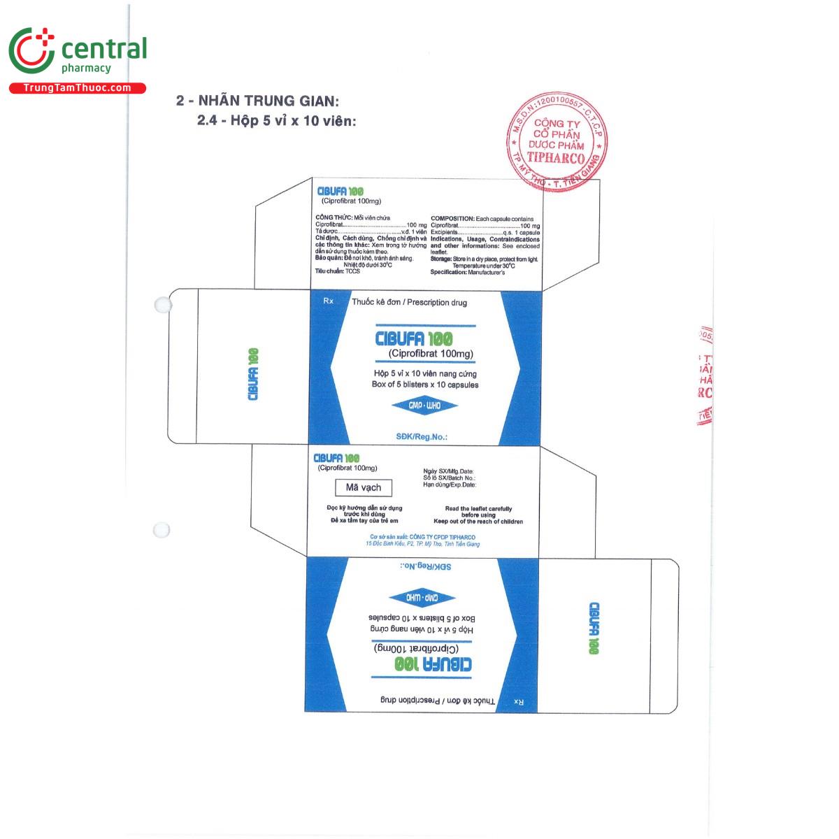 thuoc cibufa 100mg 5 V8185 thuoc cibufa 100mg 5 V8185