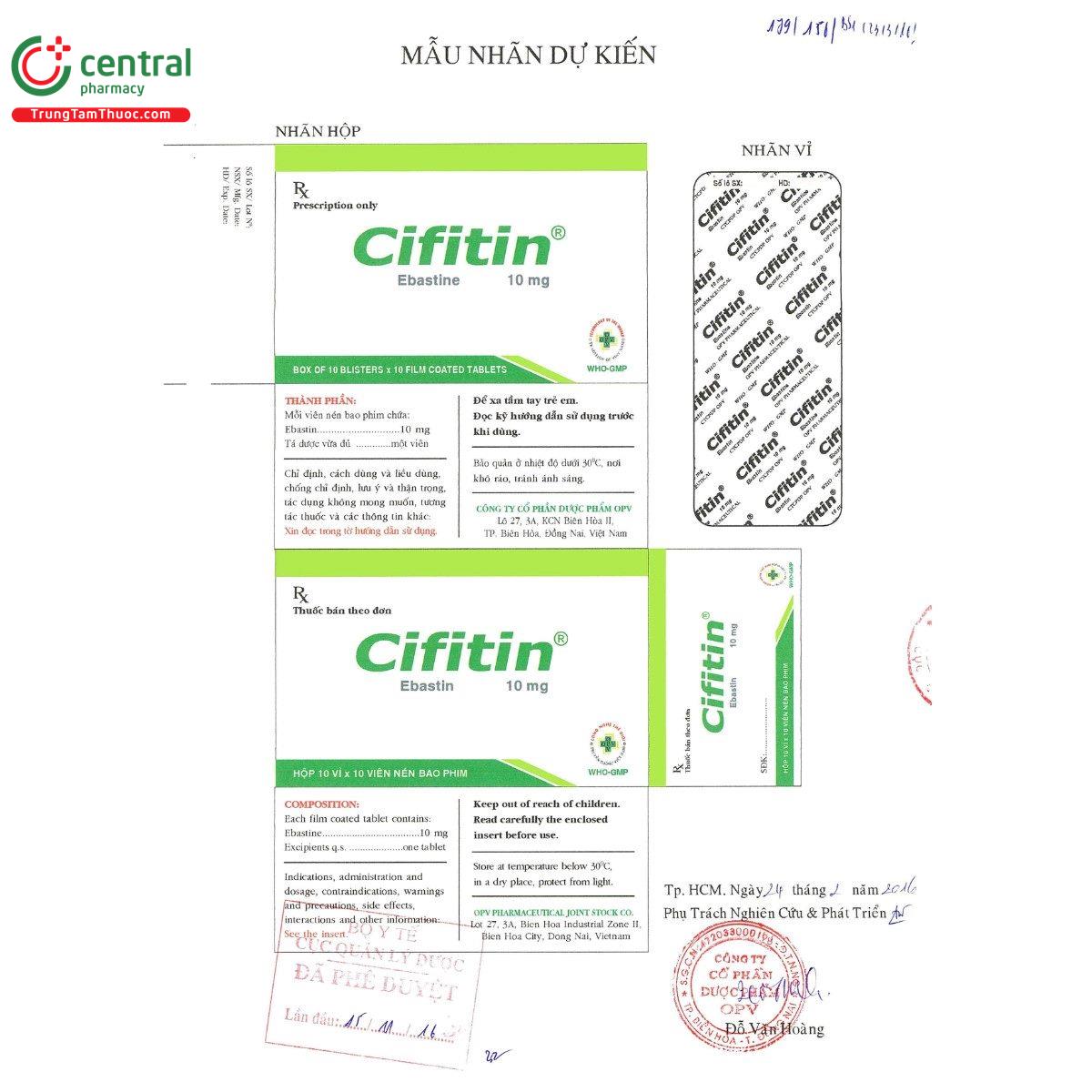 thuoc cifitin 10mg 2 G2887 thuoc cifitin 10mg 2 G2887