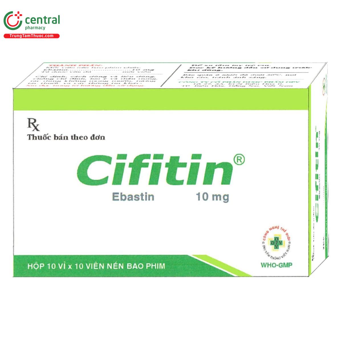 thuoc cifitin 10mg A0251 thuoc cifitin 10mg A0251