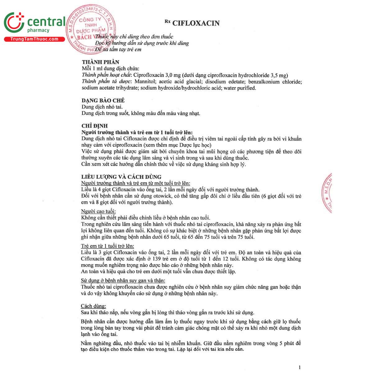 thuoc cifloxacin 3mg ml 2 A0660 thuoc cifloxacin 3mg ml 2 A0660