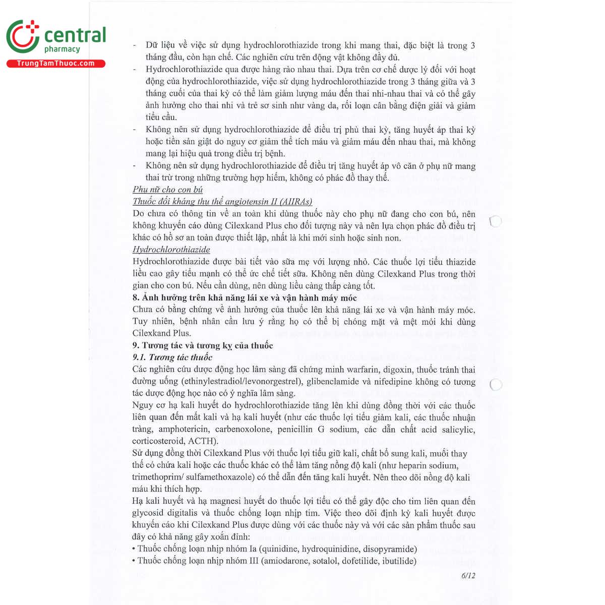 thuoc cilexkand plus 8 12 5mg 10 T7087 thuoc cilexkand plus 8 12 5mg 10 T7087