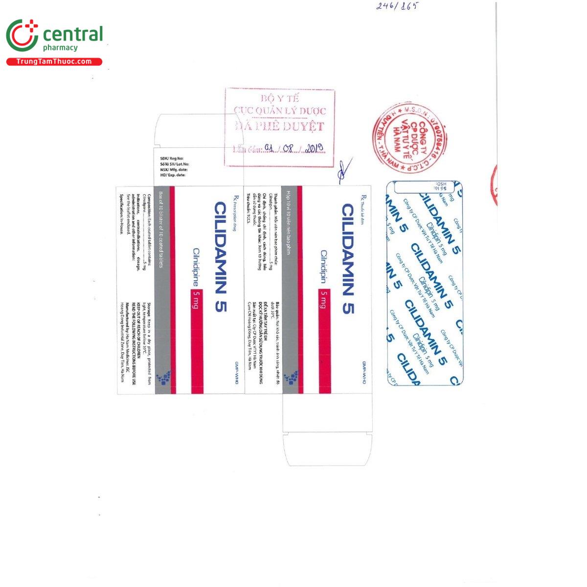 thuoc cilidamin 5 2 B0000 thuoc cilidamin 5 2 B0000