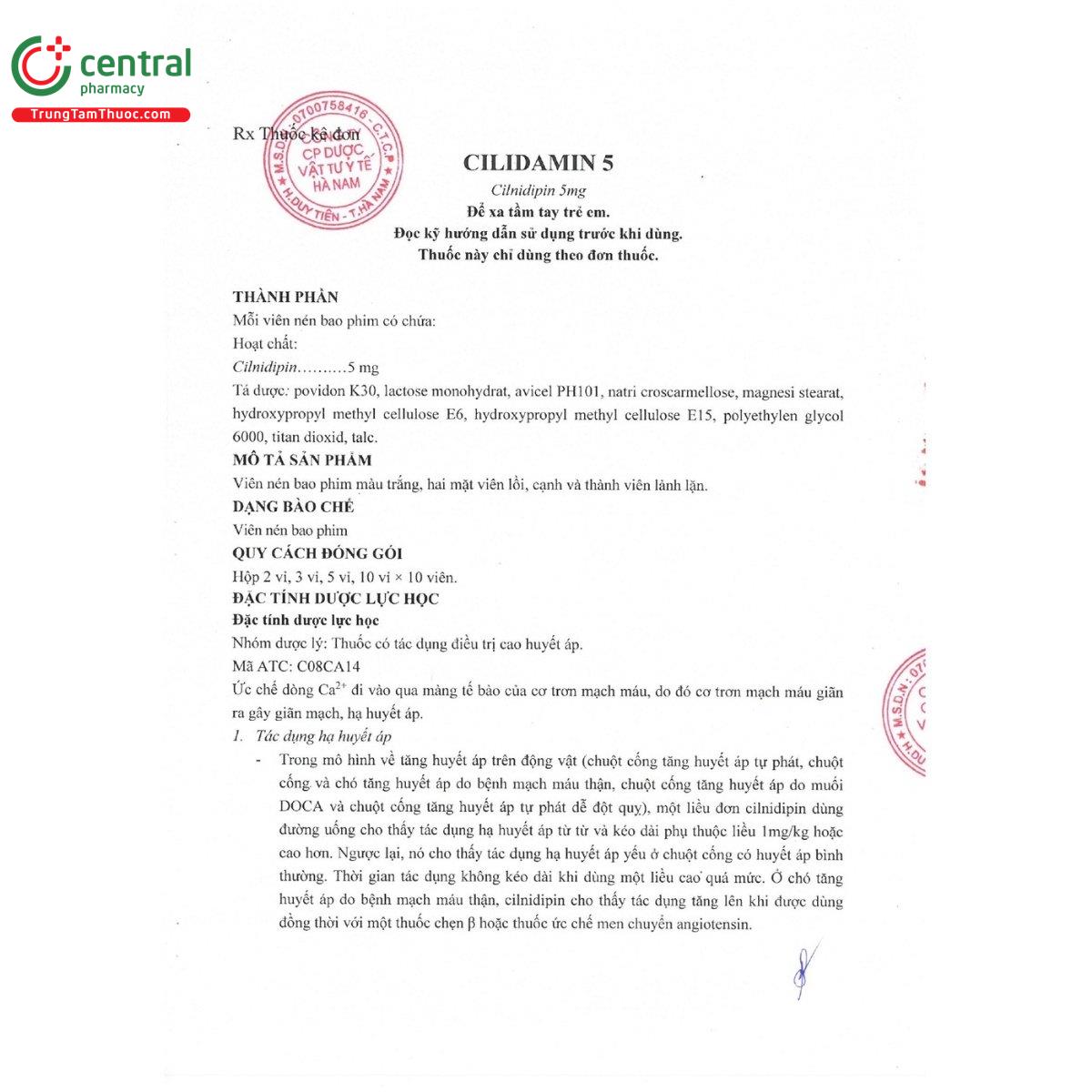 thuoc cilidamin 5 3 Q6363 thuoc cilidamin 5 3 Q6363