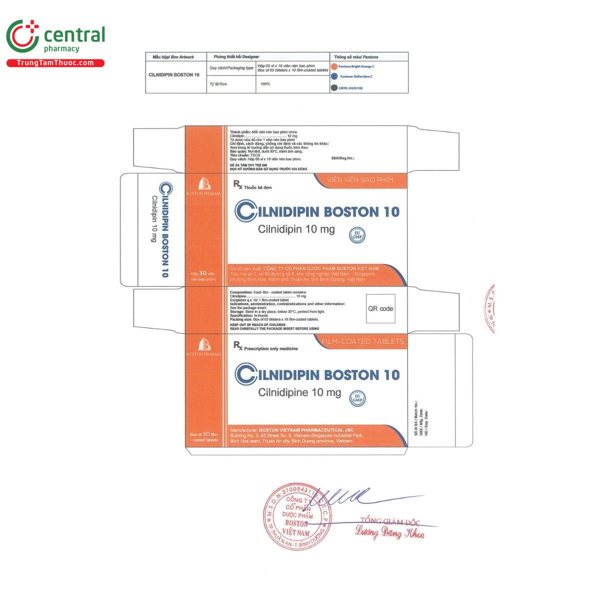 thuoc cilnidipin boston 10 mg 2 B0353