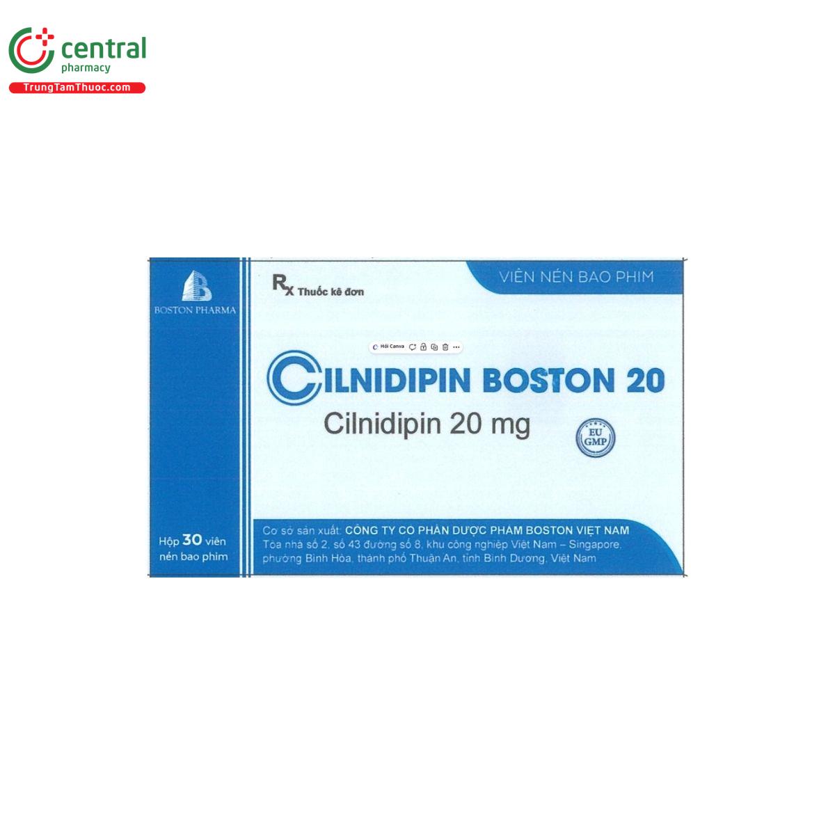 thuoc cilnidipin boston 20 mg 1 C0615