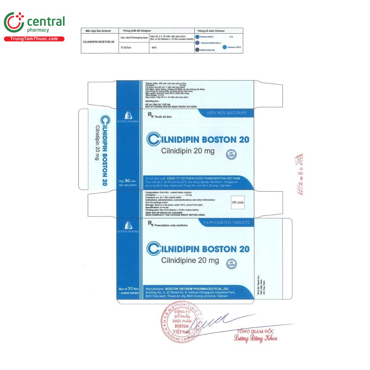 thuoc cilnidipin boston 20 mg 2 I3343
