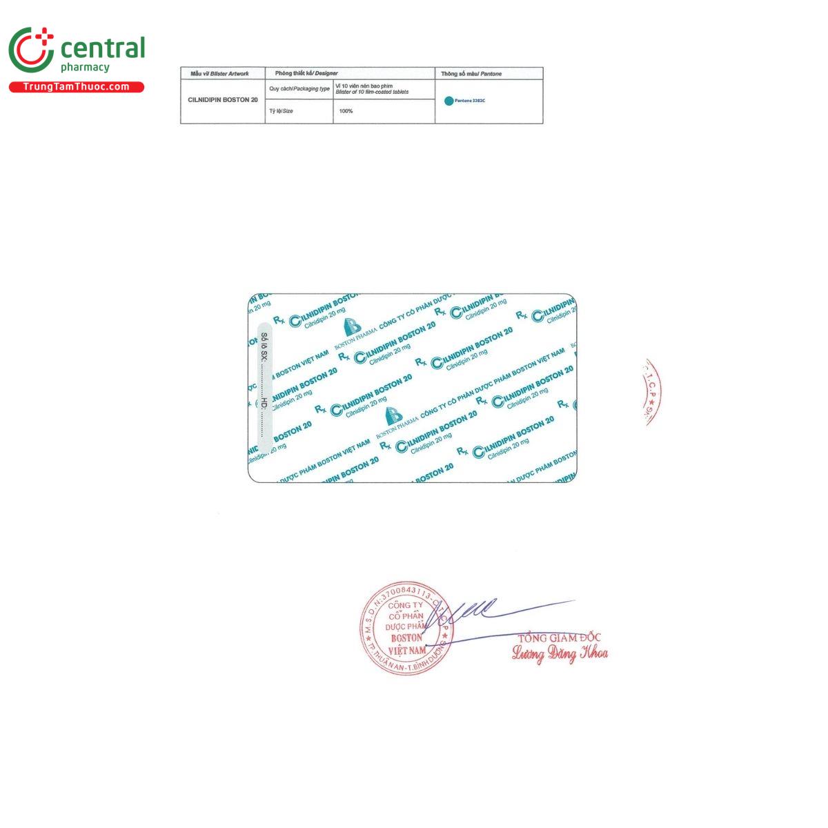 thuoc cilnidipin boston 20 mg 3 B0703