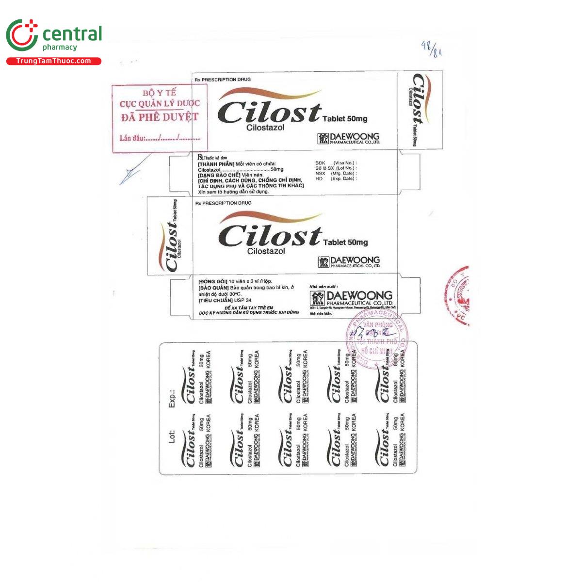 thuoc cilost 50mg 4 G2422