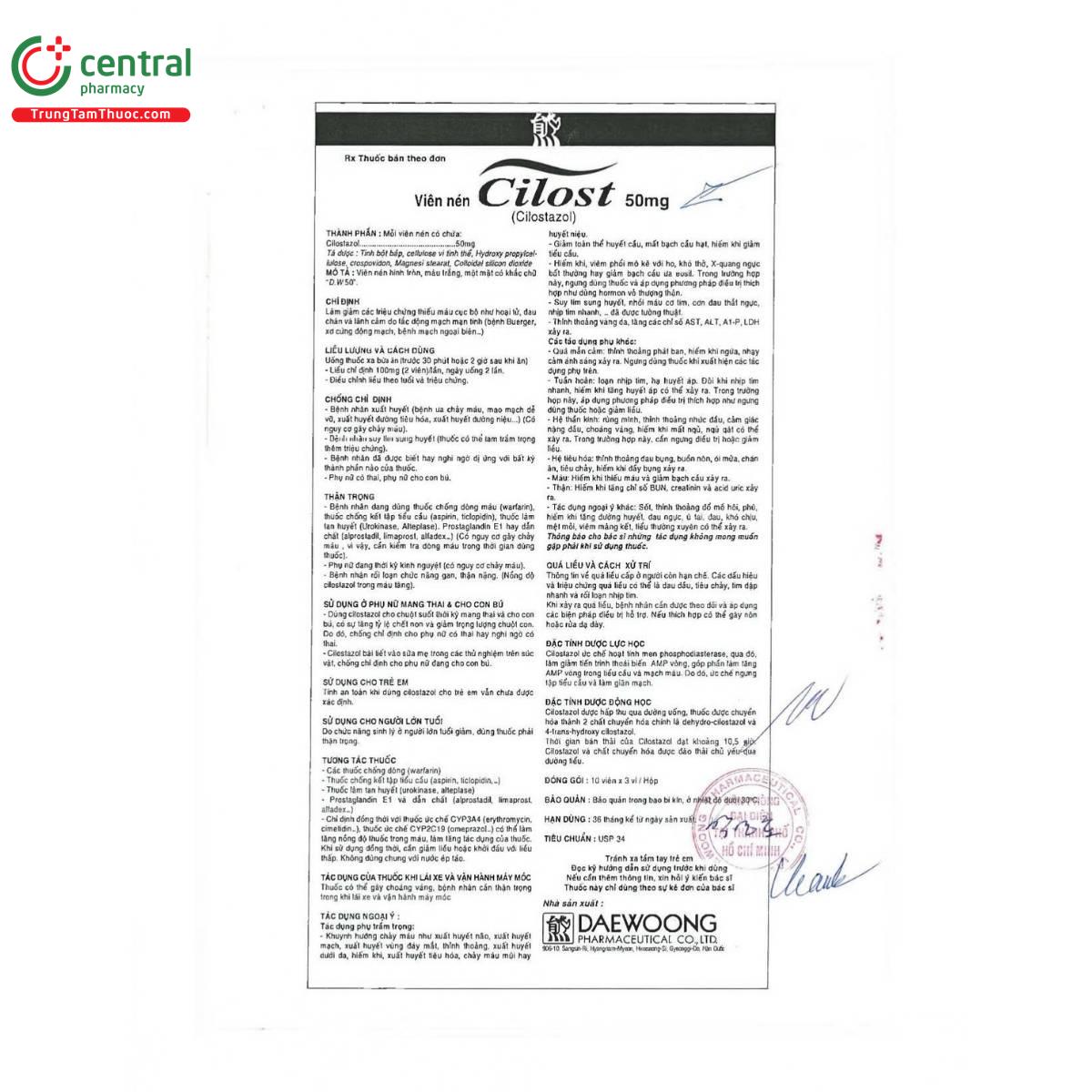 thuoc cilost 50mg 5 V8775