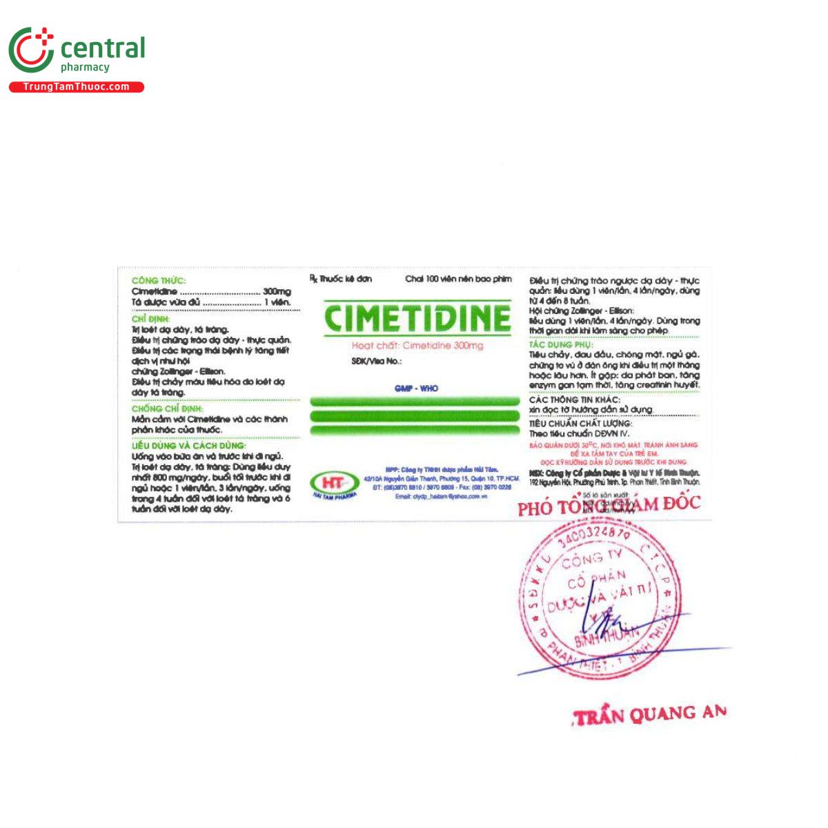 thuoc cimetidine 300mg phapharco 4 D1820 thuoc cimetidine 300mg phapharco 4 D1820