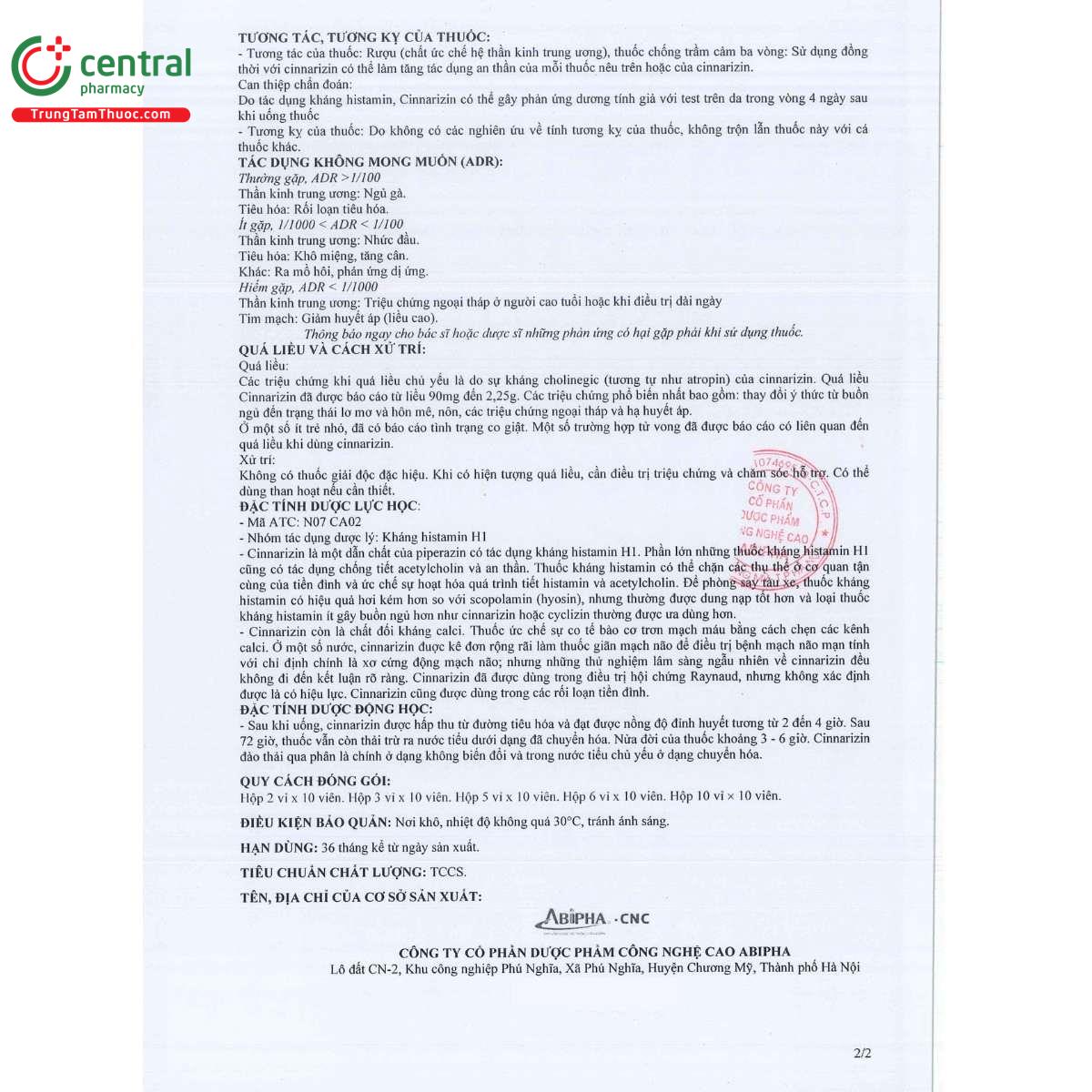 thuoc cimyzin 25mg 9 U8218 thuoc cimyzin 25mg 9 U8218