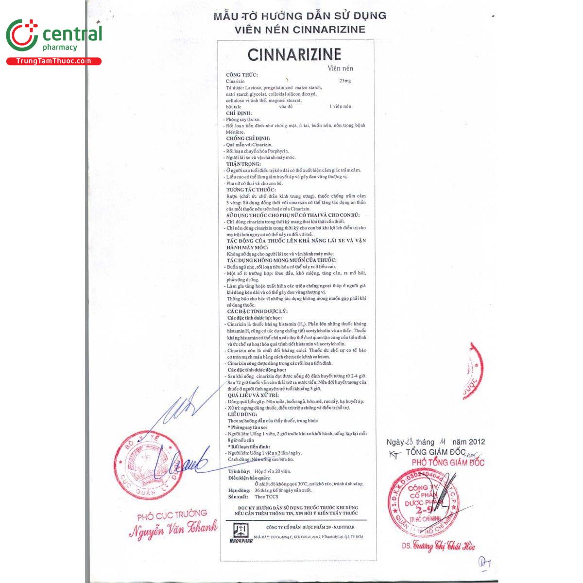 thuoc cinnarizine 25mg nadyphar 5 I3678 thuoc cinnarizine 25mg nadyphar 5 I3678