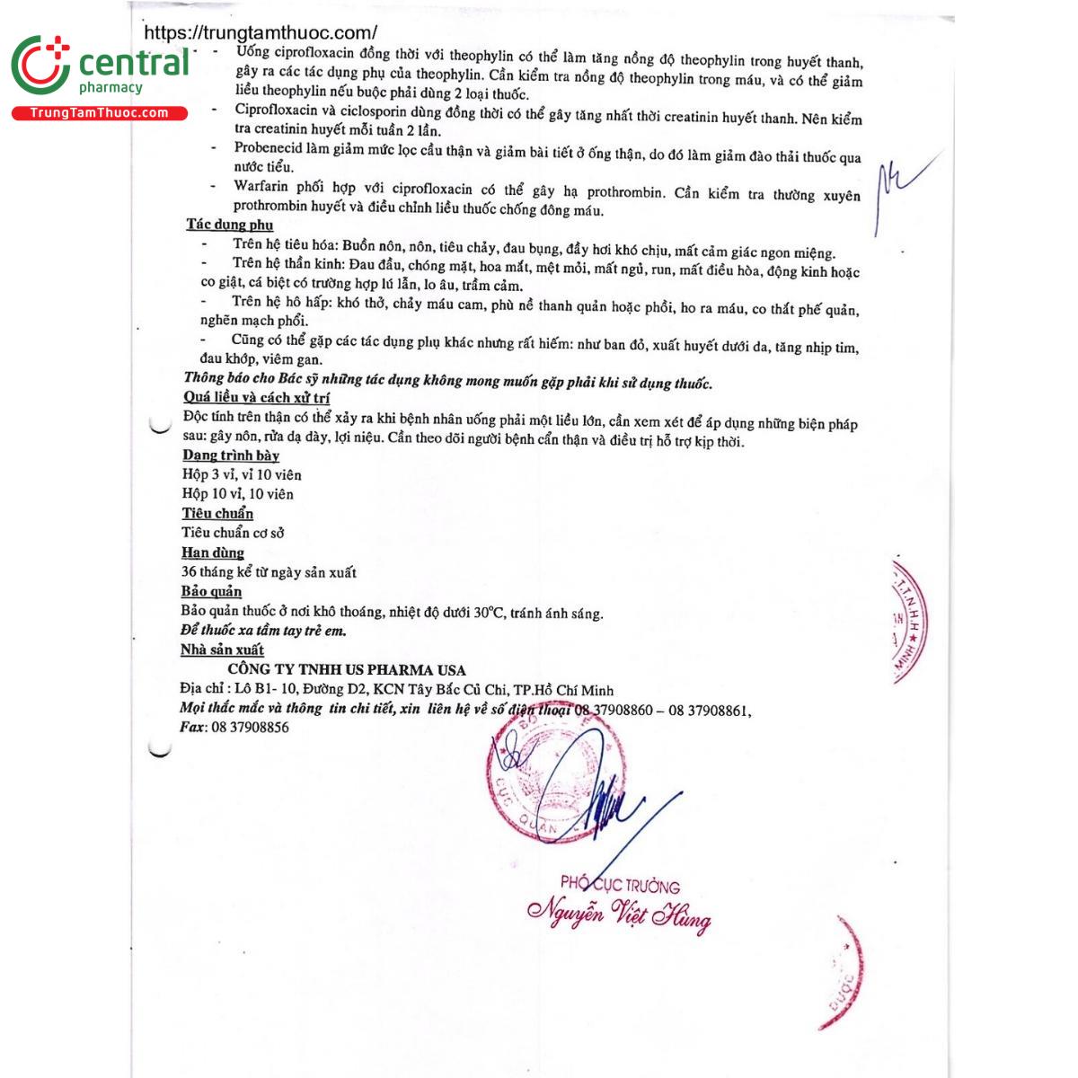 thuoc ciprofloxacin 500 us 5 F2261 thuoc ciprofloxacin 500 us 5 F2261