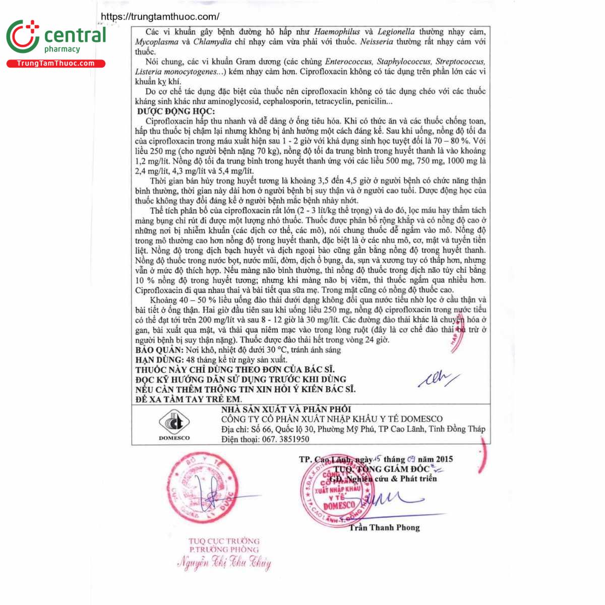 thuoc ciprofloxacin 500mg domesco 6 I3434 thuoc ciprofloxacin 500mg domesco 6 I3434