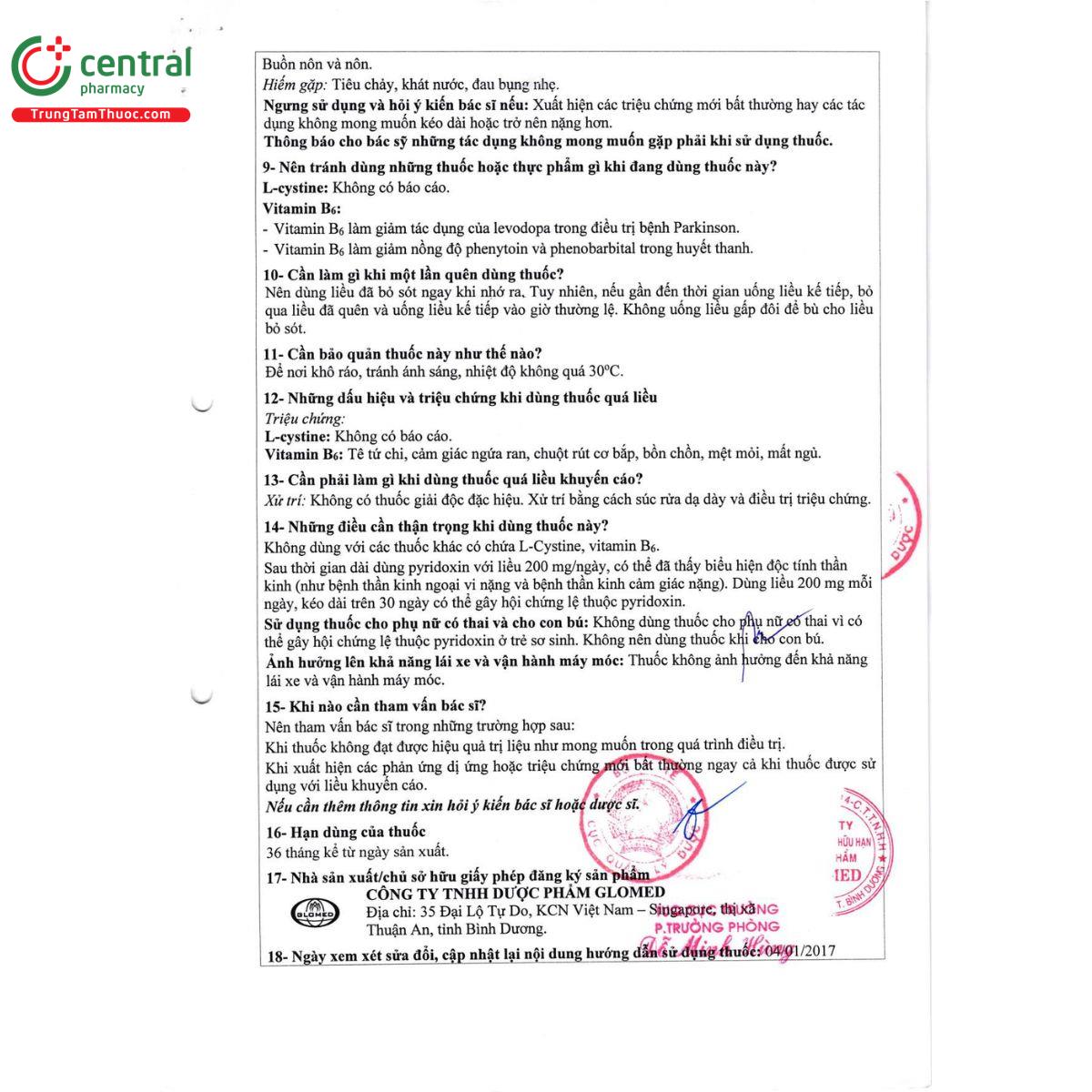 thuoc cistinmed 10 K4156 thuoc cistinmed 10 K4156