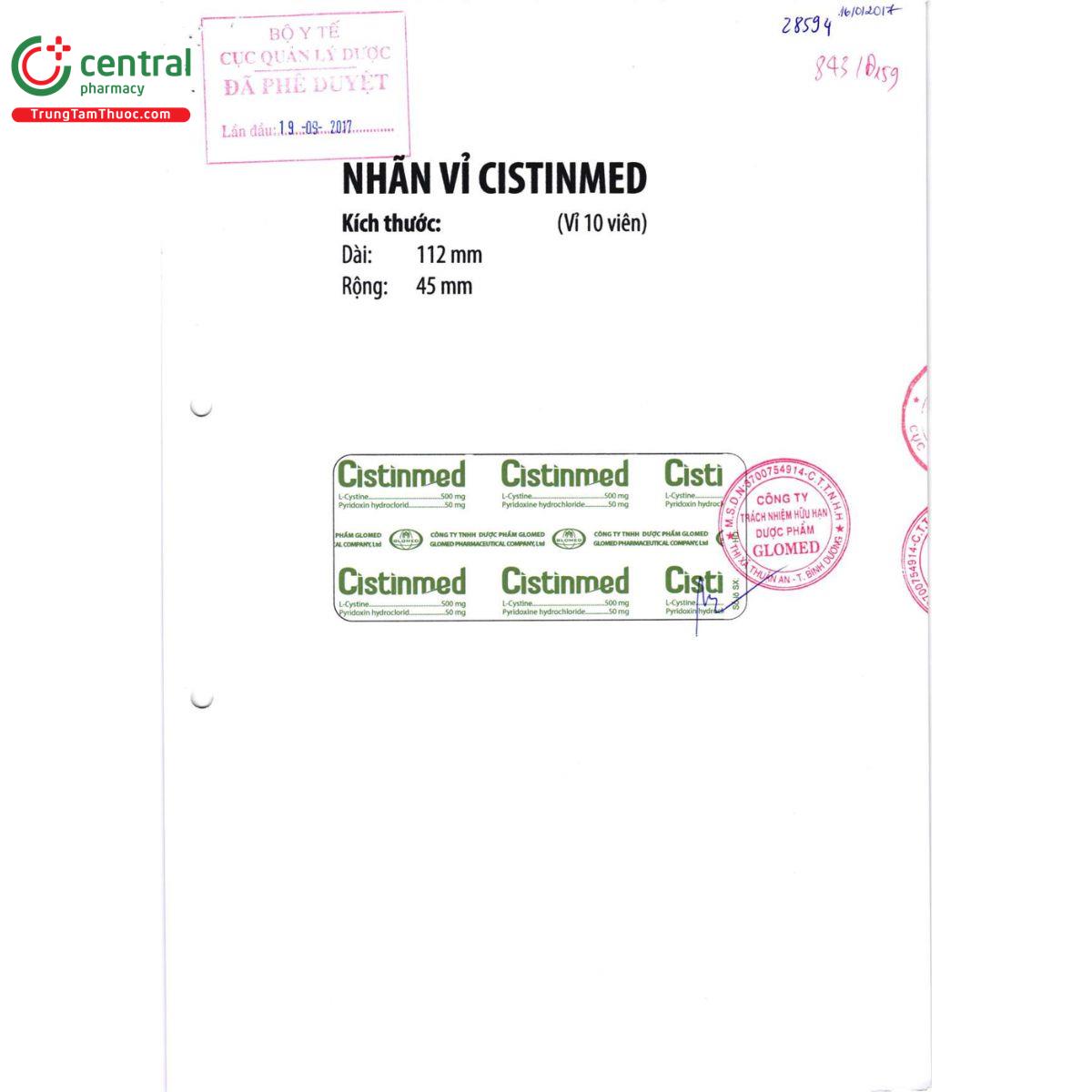 thuoc cistinmed 3 R7871 thuoc cistinmed 3 R7871