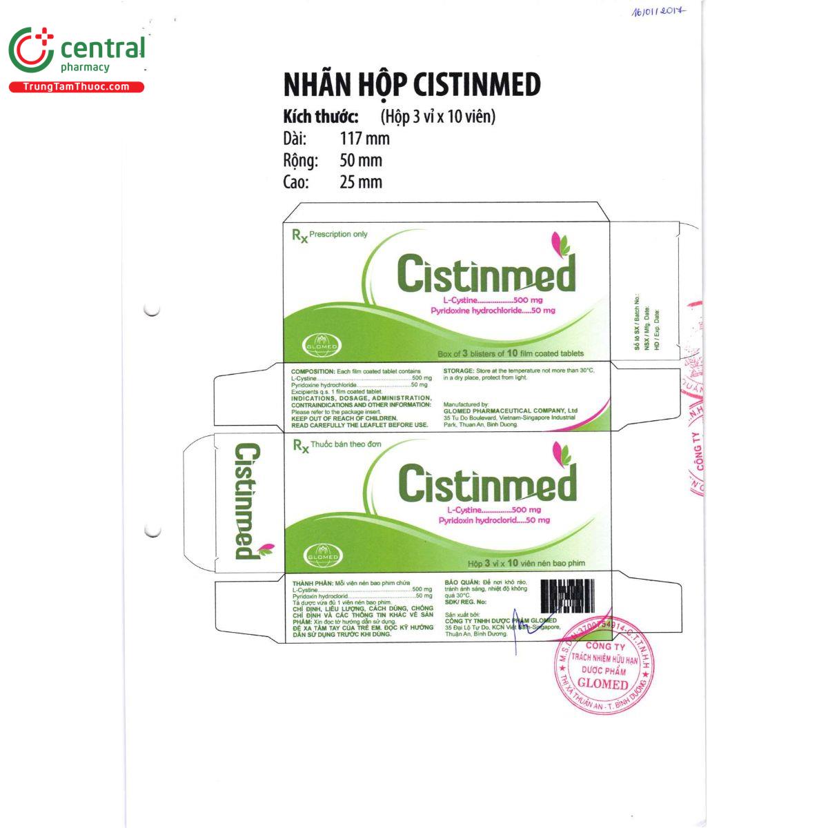 thuoc cistinmed 4 T7857 thuoc cistinmed 4 T7857