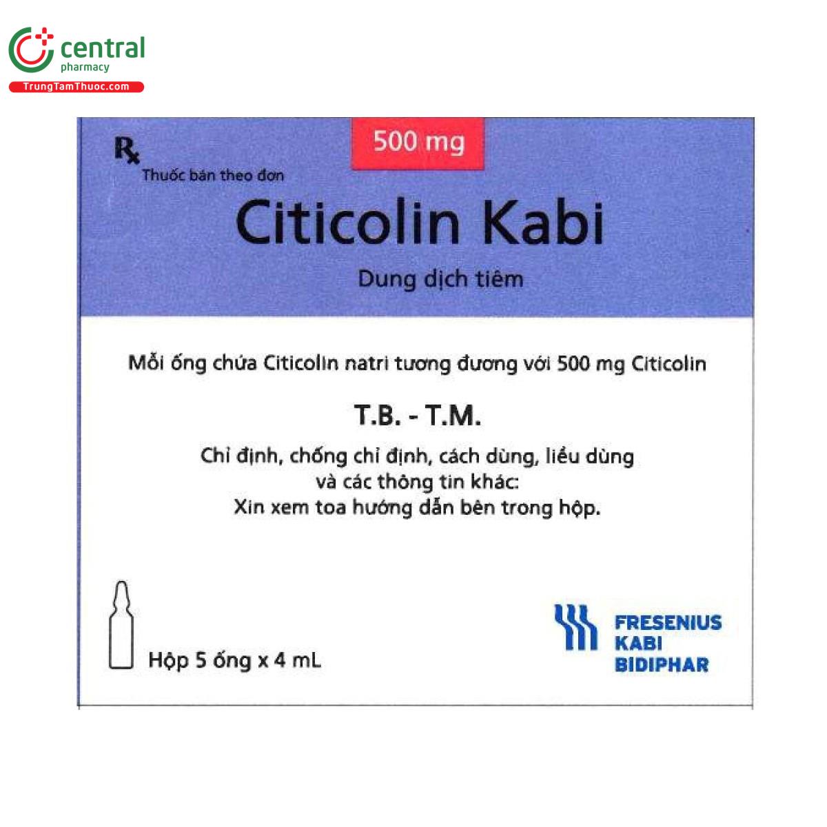 thuoc citicolin kabi 500mg 4ml 1 B0486 thuoc citicolin kabi 500mg 4ml 1 B0486