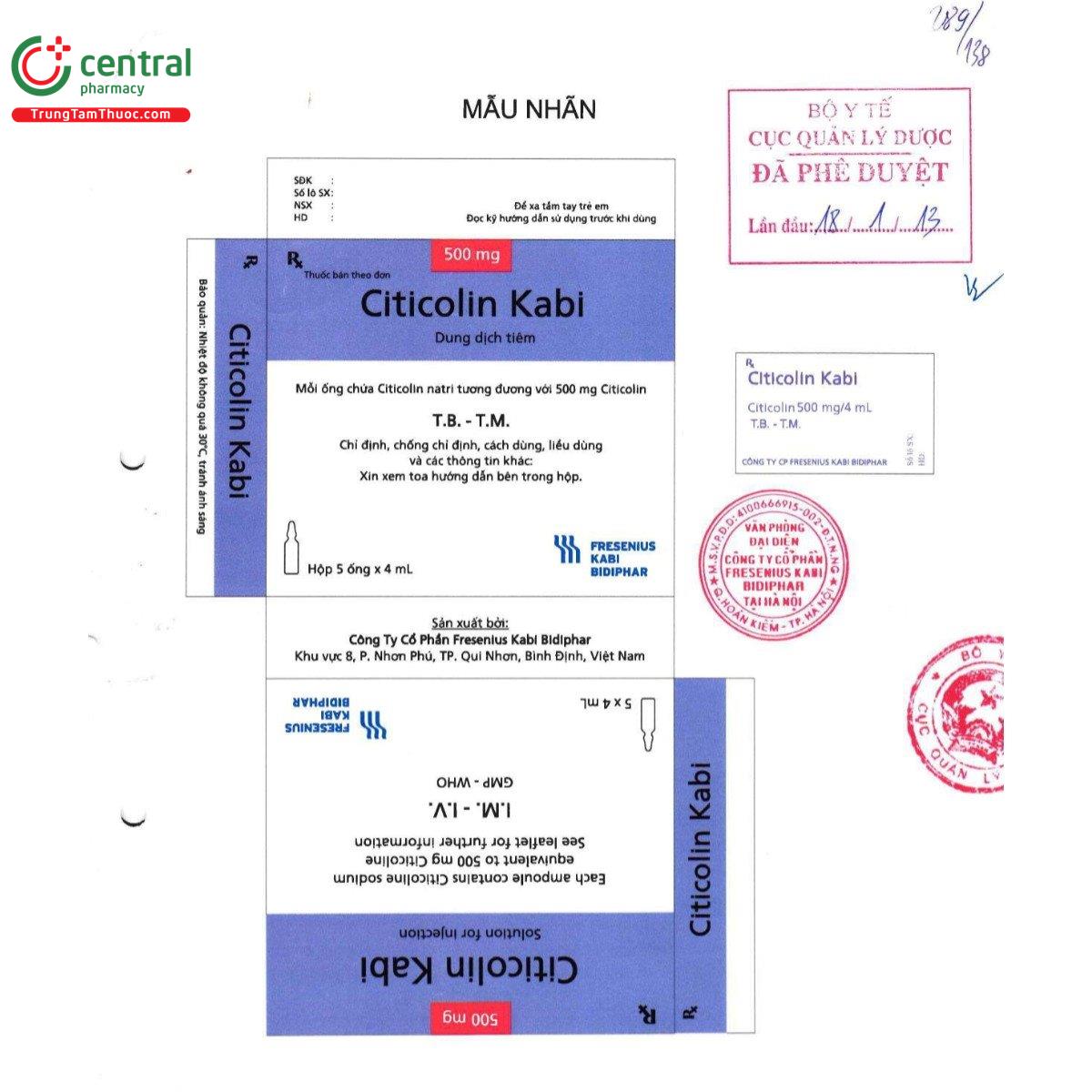 thuoc citicolin kabi 500mg 4ml 2 Q6847 thuoc citicolin kabi 500mg 4ml 2 Q6847
