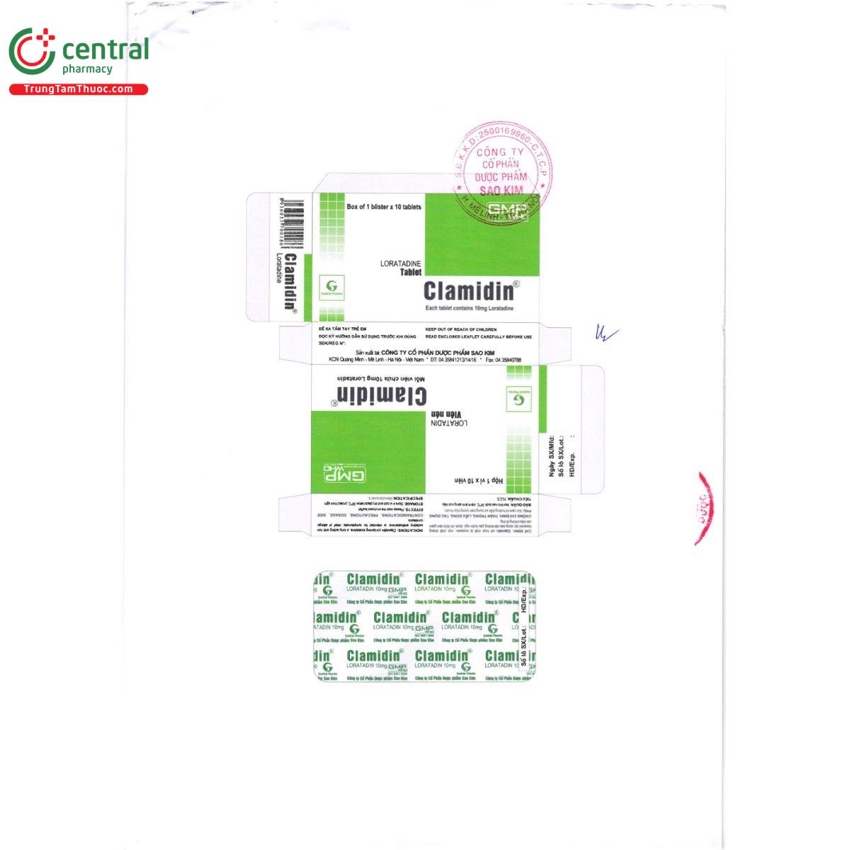 thuoc clamidin 10mg 6 H3380
