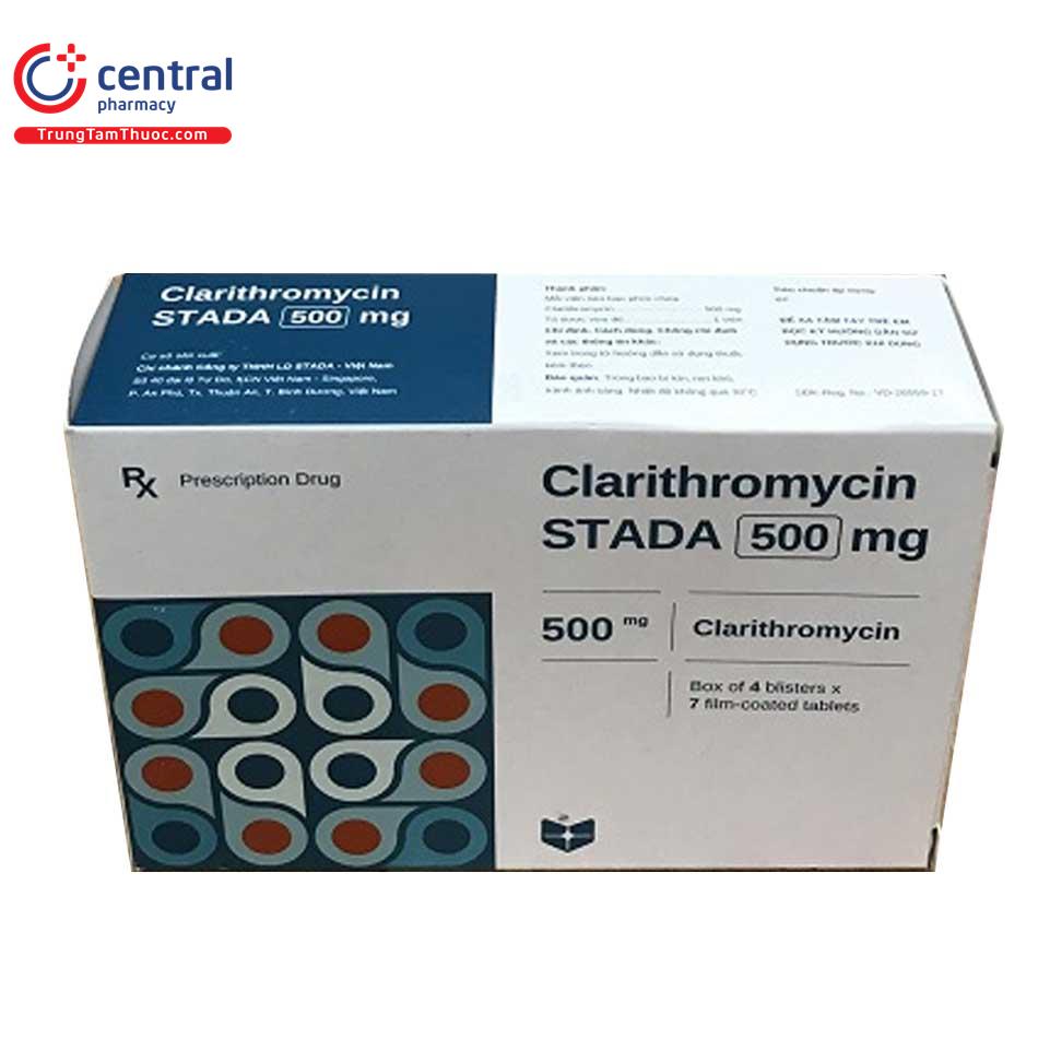 thuoc clarithromycin stada 500 mg 2 P6308