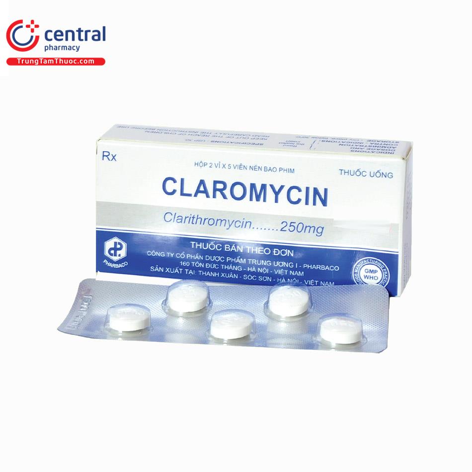 thuoc claromycin 250 pharbaco 1 P6385