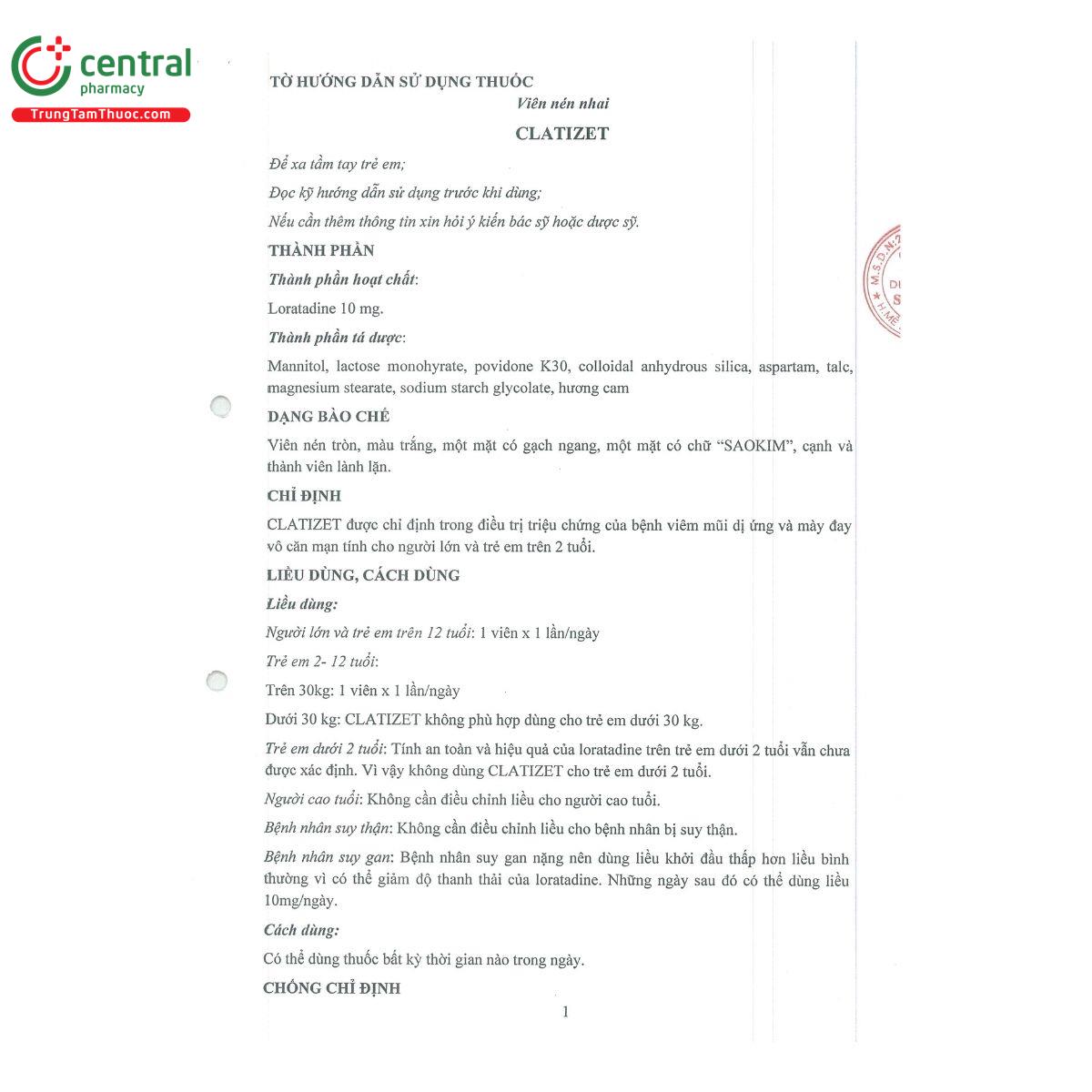 thuoc clatizet 10mg 3 J4727 thuoc clatizet 10mg 3 J4727