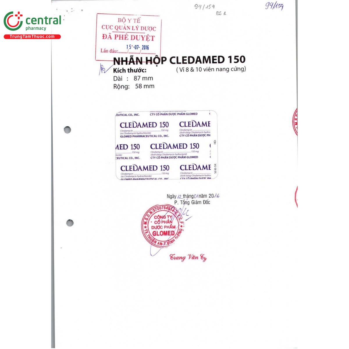 thuoc cledamed 150 3 O5040 thuoc cledamed 150 3 O5040