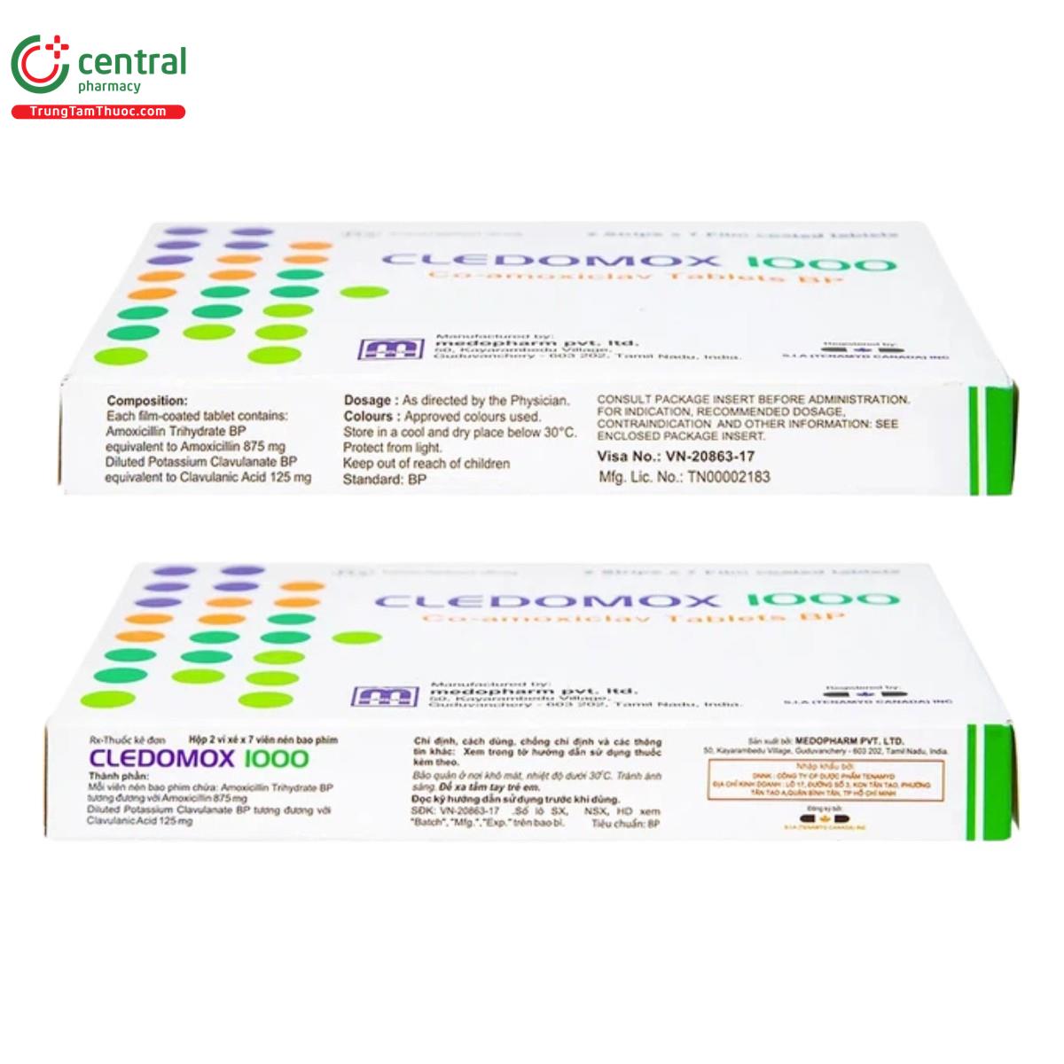 thuoc cledomox 1000 3 G2725