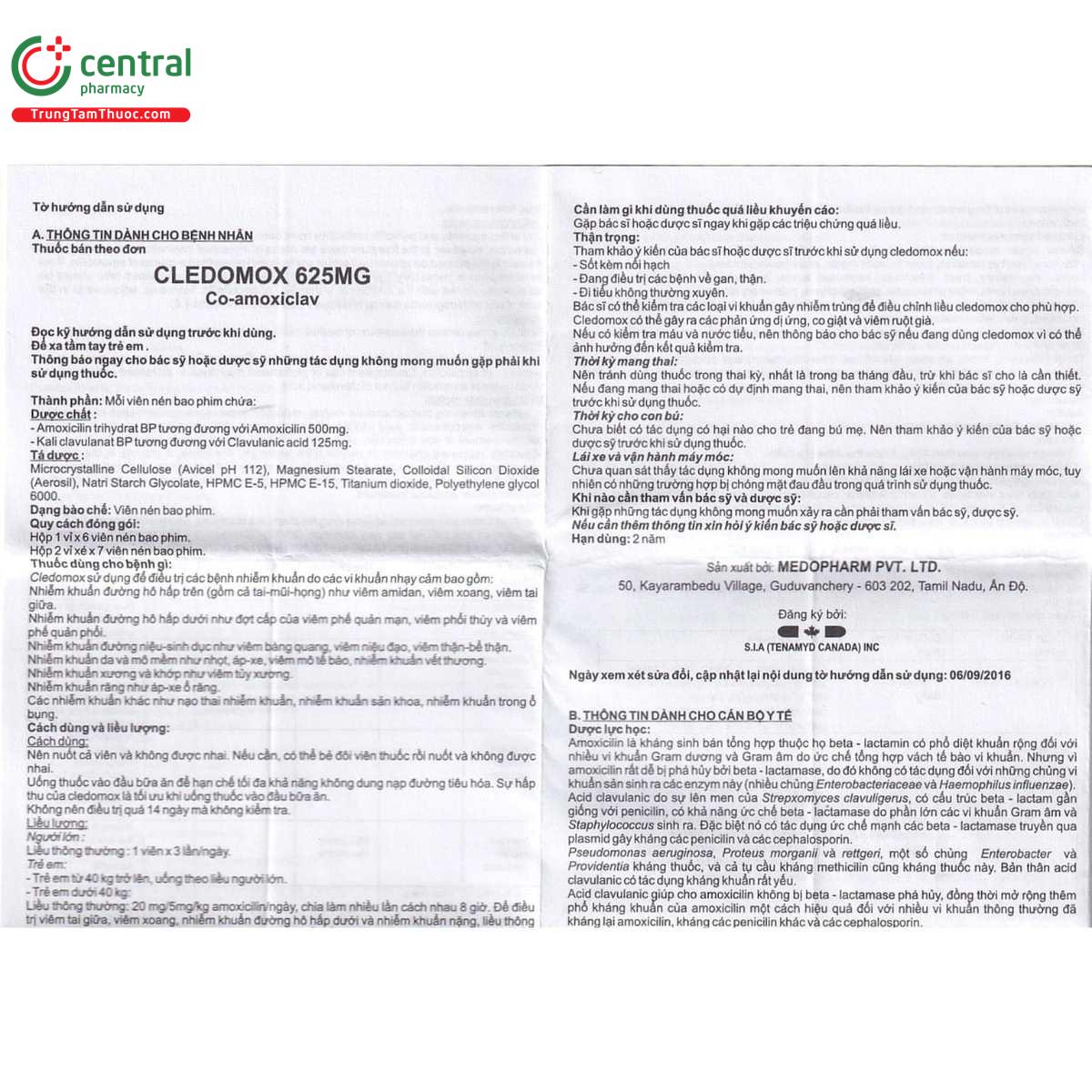 thuoc cledomox 625mg 8 N5068