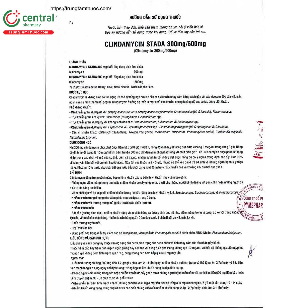 thuoc clindamycin stada 600mg 4 M5527