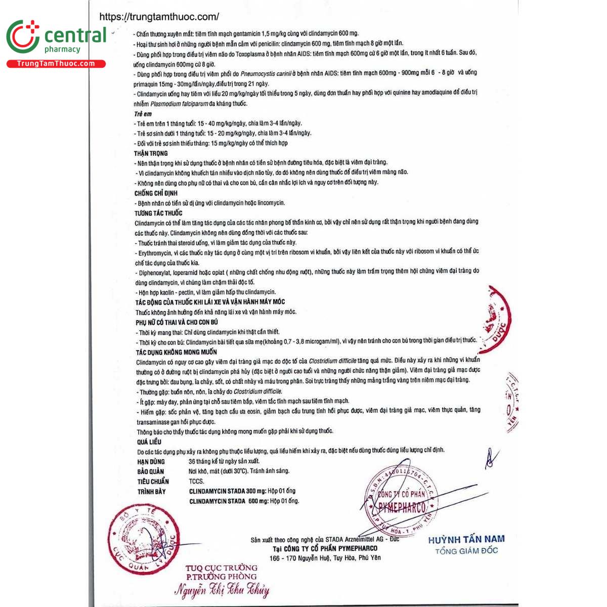 thuoc clindamycin stada 600mg 5 T8264