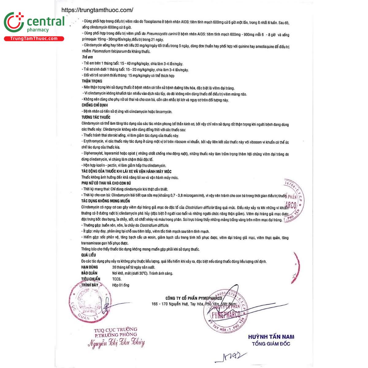 thuoc clindastad inj 300mg 5 G2777 thuoc clindastad inj 300mg 5 G2777