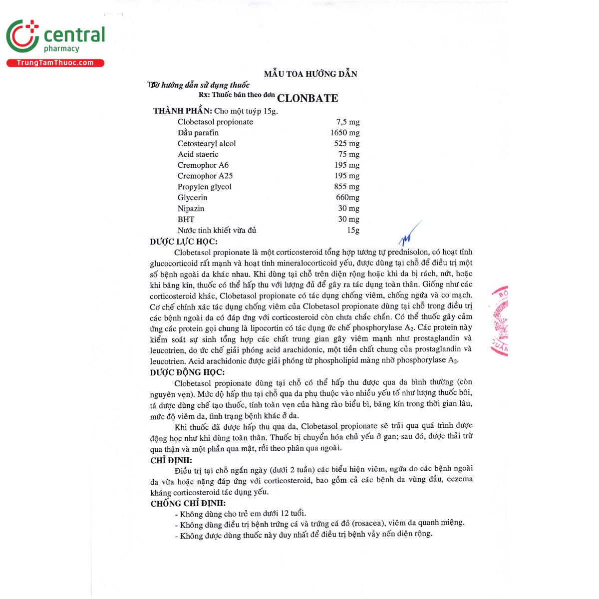 thuoc clonbate 7 K4812 thuoc clonbate 7 K4812