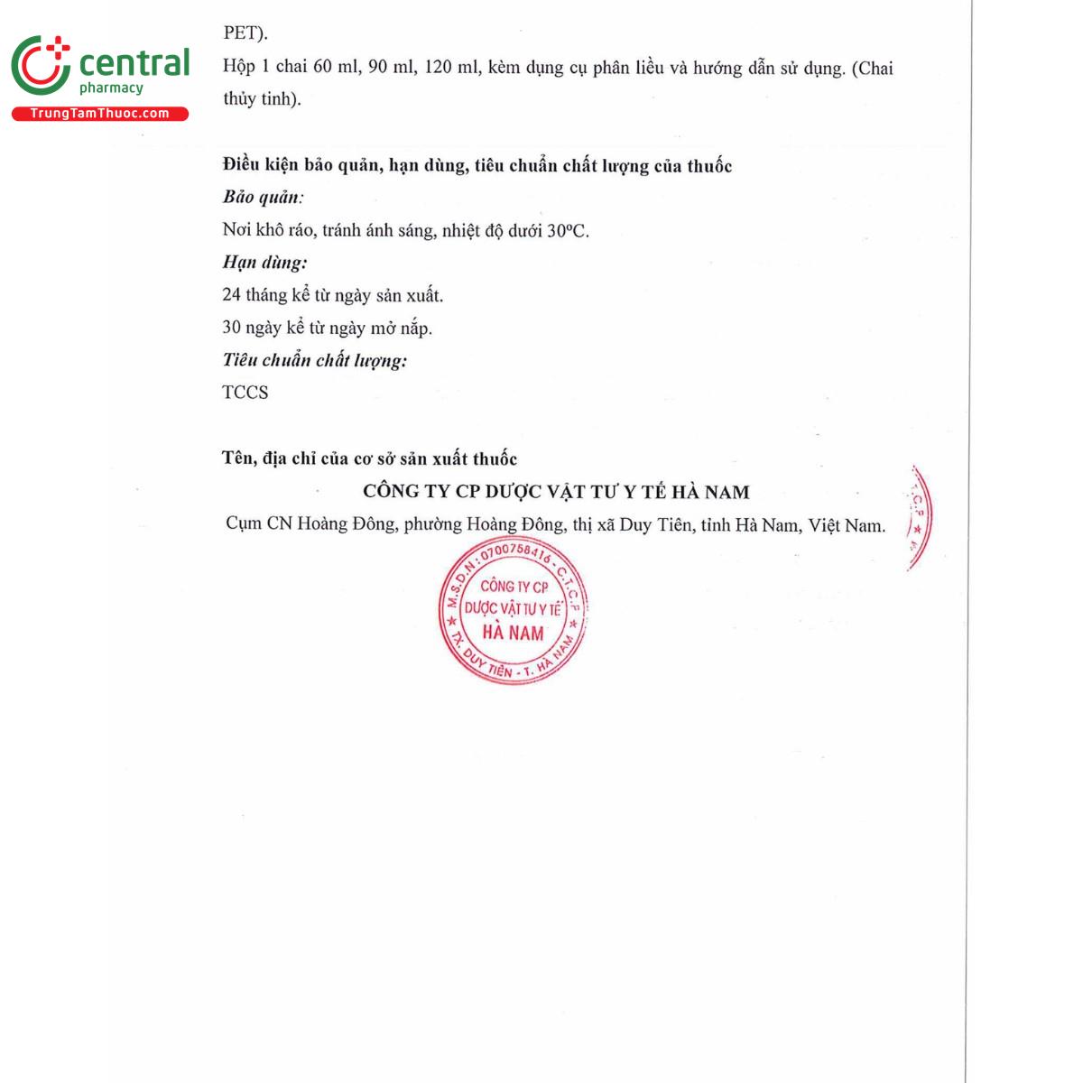 thuoc clophekidy 2mg 5ml 20 N5206 thuoc clophekidy 2mg 5ml 20 N5206