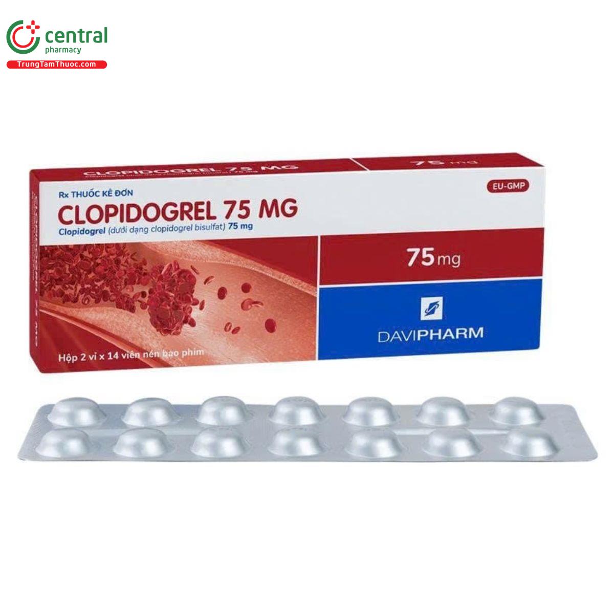 thuoc clopidogrel 75mg davipharm 1 L4368 thuoc clopidogrel 75mg davipharm 1 L4368
