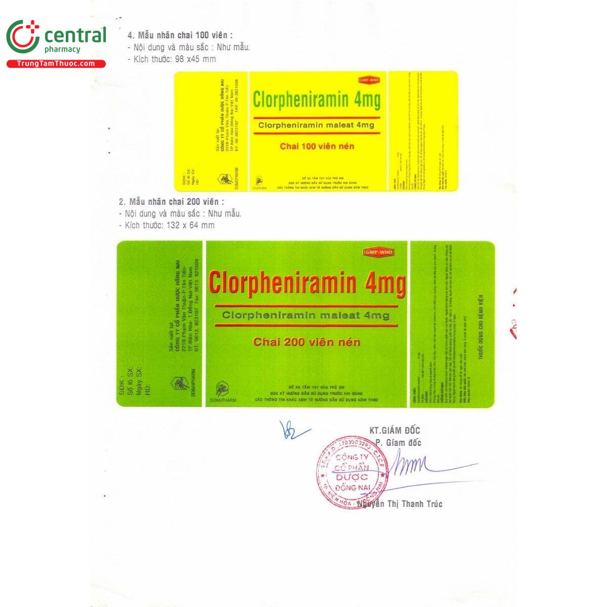 thuoc clorpheniramin 4mg donaipharm 3 T8155 thuoc clorpheniramin 4mg donaipharm 3 T8155