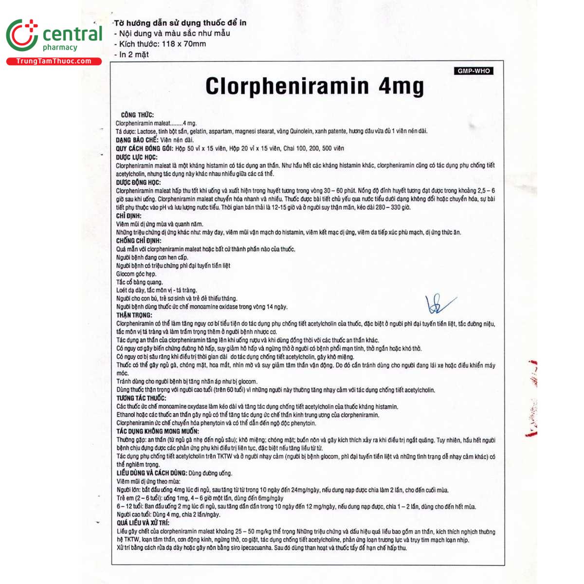 thuoc clorpheniramin 4mg donaipharm 6 N5000 thuoc clorpheniramin 4mg donaipharm 6 N5000