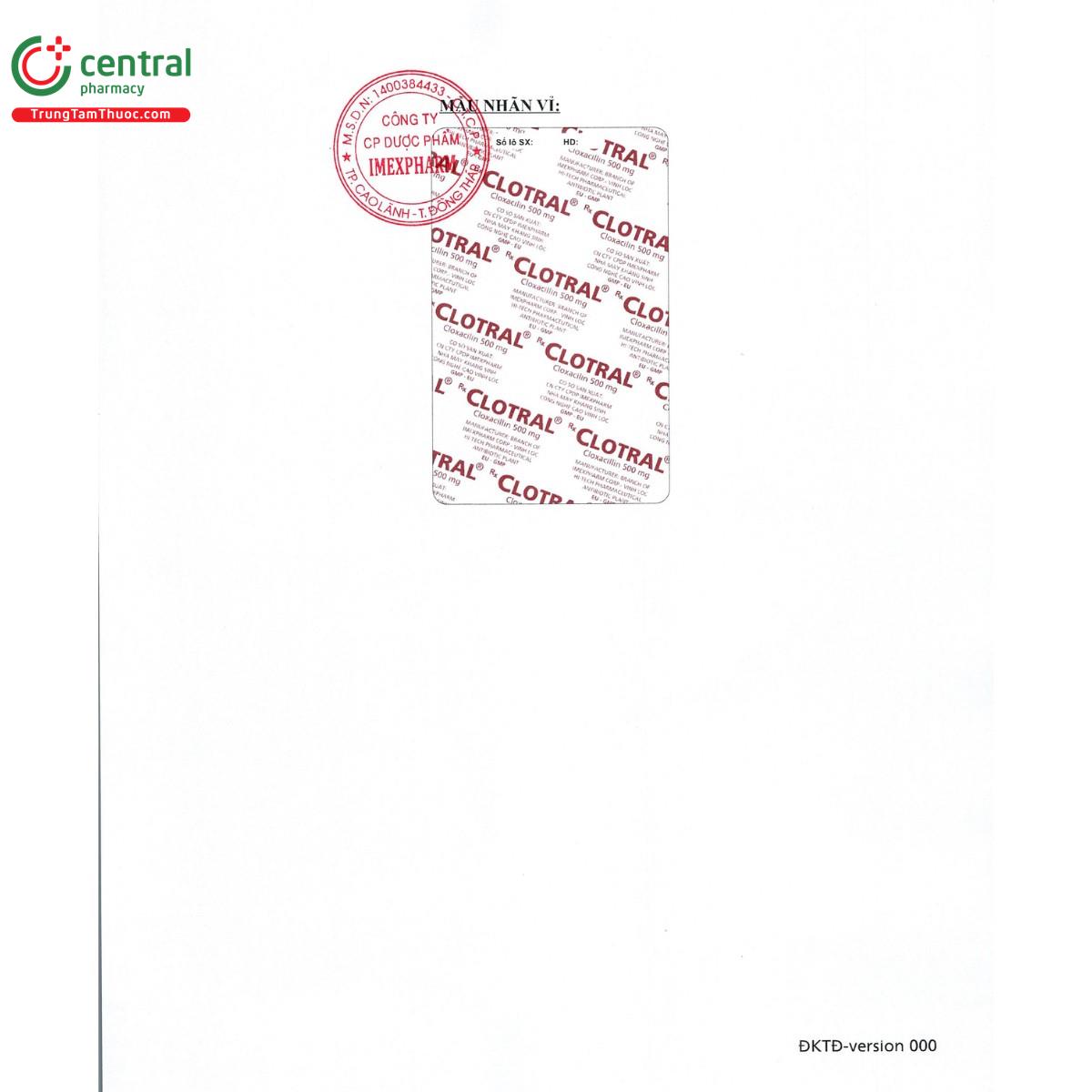 thuoc clotral 500mg 1 L4340 thuoc clotral 500mg 1 L4340